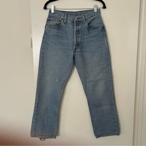 Levi’s Vintage 501 Straight Leg Light Blue Jeans